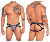 Xtremen 91130 Bedruckter Jockstrap, Farbe Orange